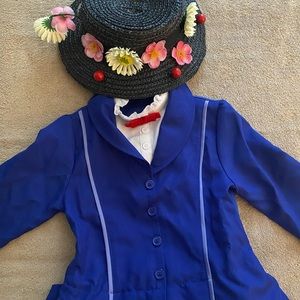 Disney Mary Poppins costume with hat!
